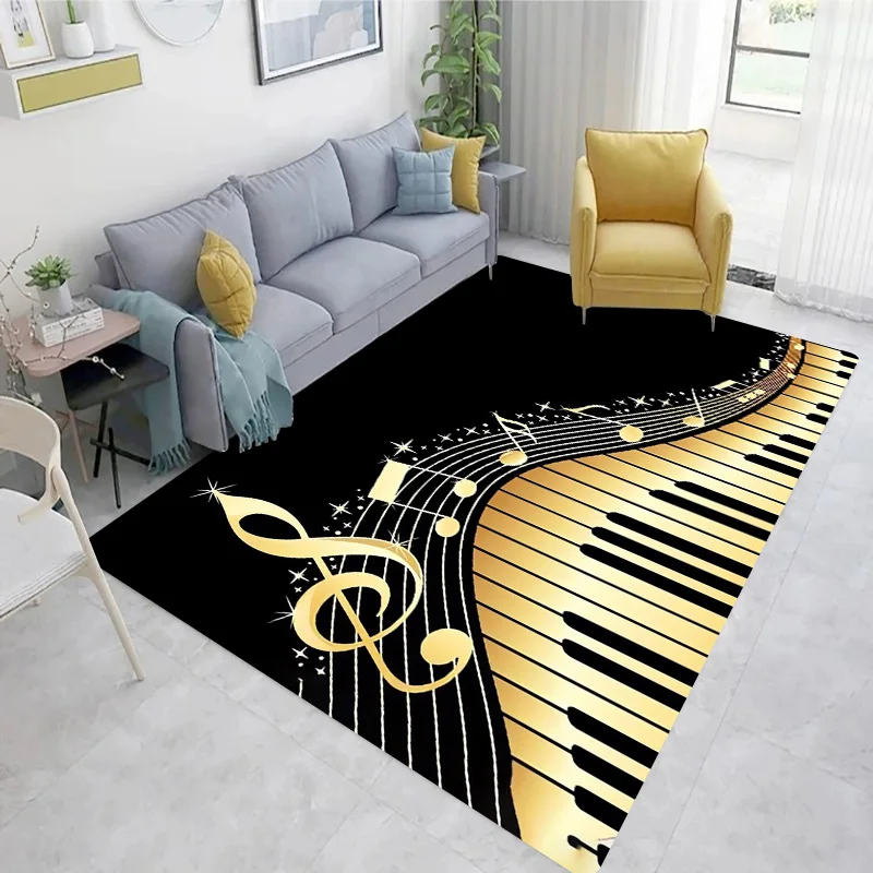 Home Textiles Rug - Piano Black and White Keys Sheet