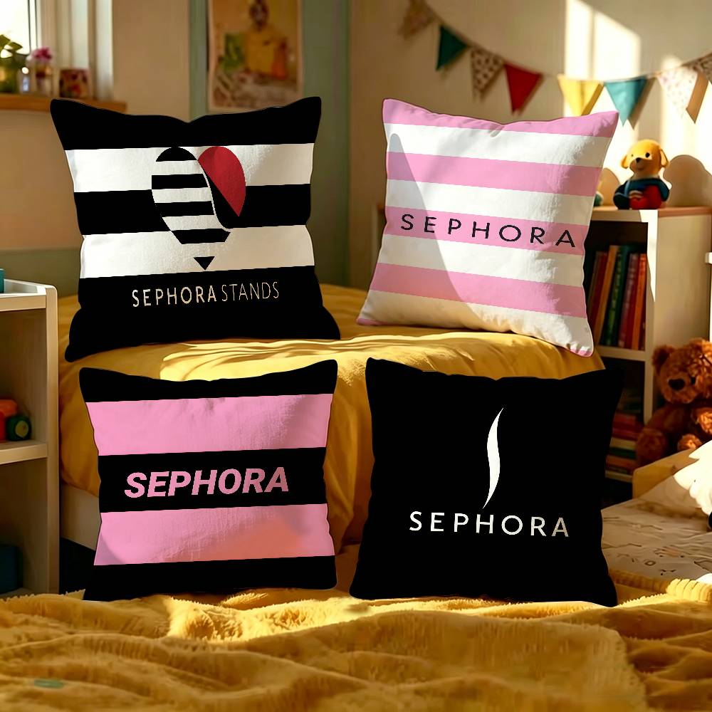 Home Textiles Logo - classic logo s-Sephora Maple Design Cushion