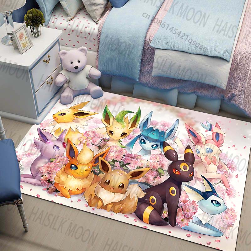 Home Textiles Rug - Multi-Sizes Pokemon All Eeveelutions Pattern Carpets
