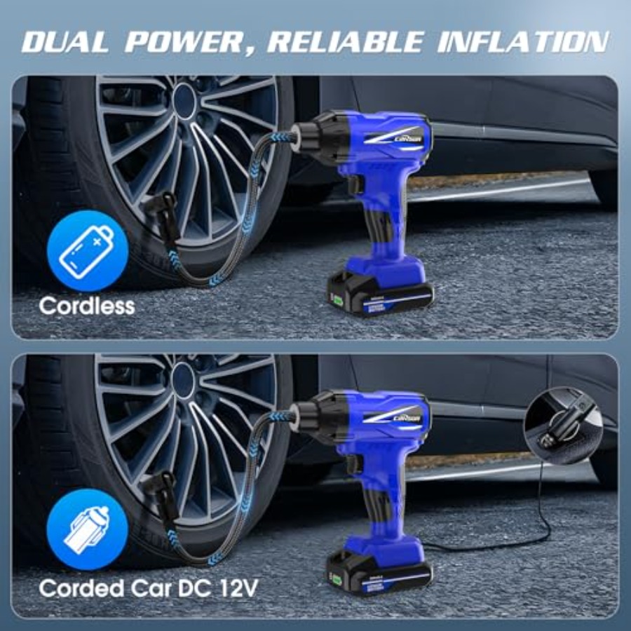 Tire Inflator Portable Air Com – P & C Home Textiles Usa recenzja i cena