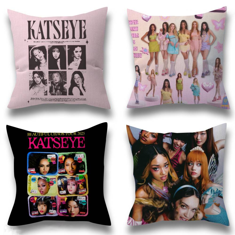 Kpop Hot Girl K-KATSEYE  Pillo – Home.Textiles Cushion recenzja i cena
