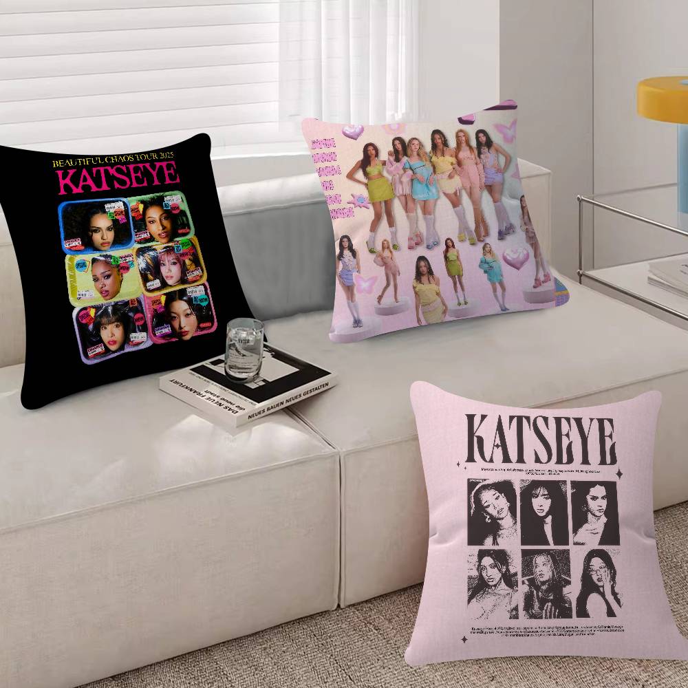 Kpop Hot Girl K-KATSEYE  Pillo – Home.Textiles Cushion recenzja i cena