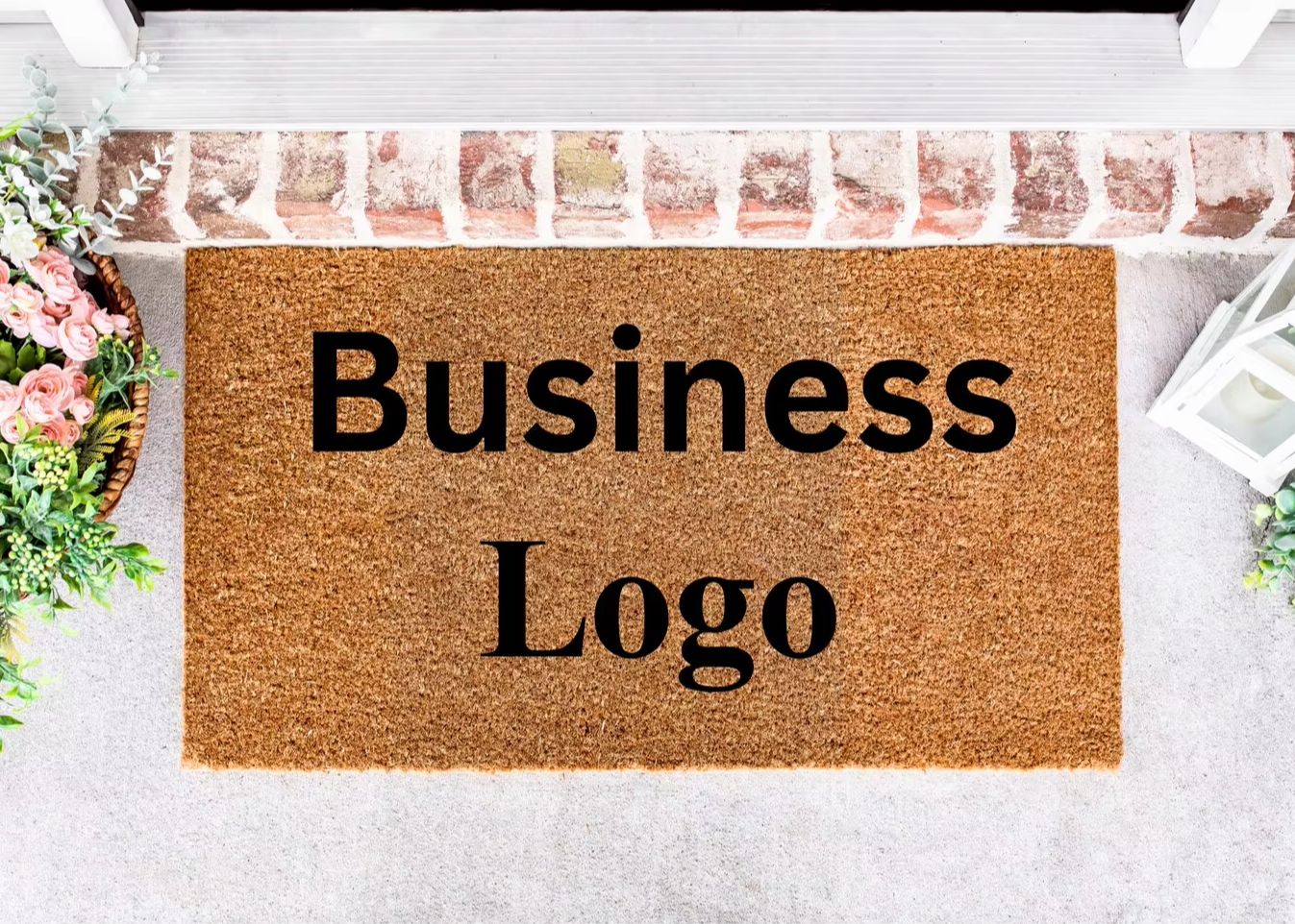 Customized Mat Business Logo D – Home Textiles Logo recenzja i cena
