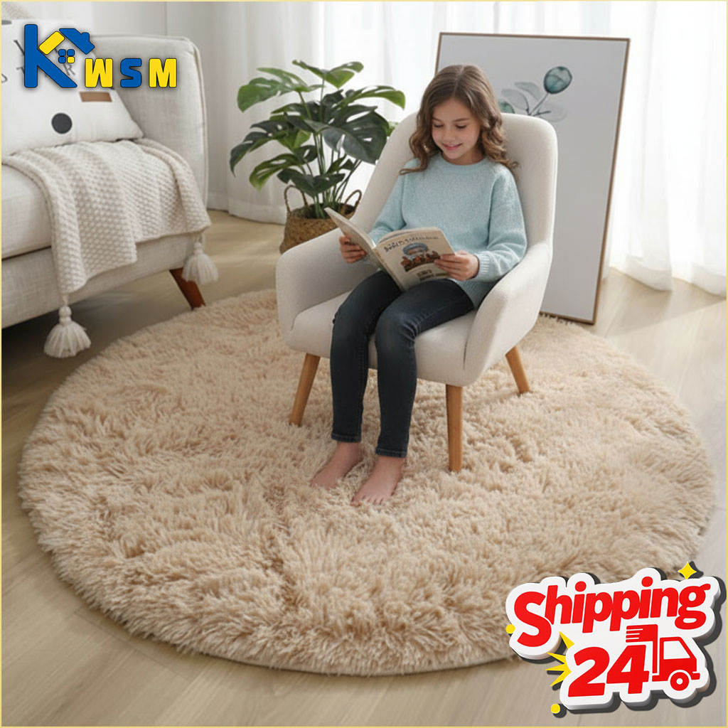 Super Soft Fluffy Round Rug Pl – Home Textiles Rug recenzja i cena