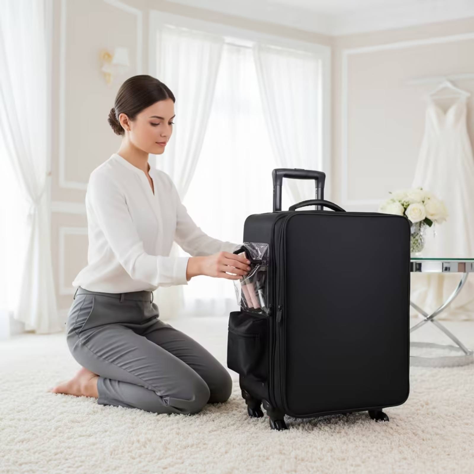 Makeup Case with Rotating Whee – P & C Home Textiles Usa recenzja i cena