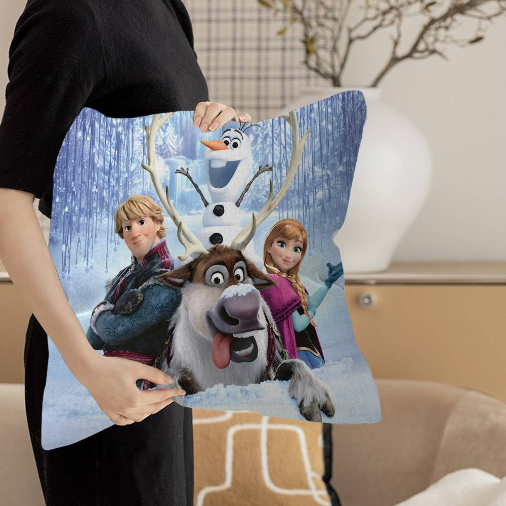 Cartoon-F-Frozenes Cushion Cov – Home.Textiles Cushion recenzja i cena