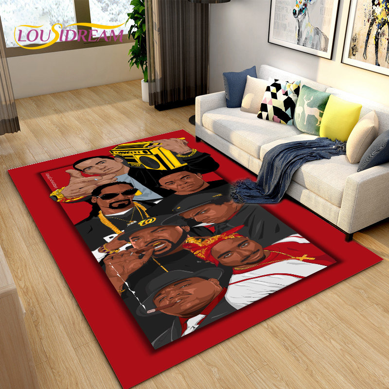 Hip Hop Art Rapper Legend Star – Home Textiles Rug recenzja i cena
