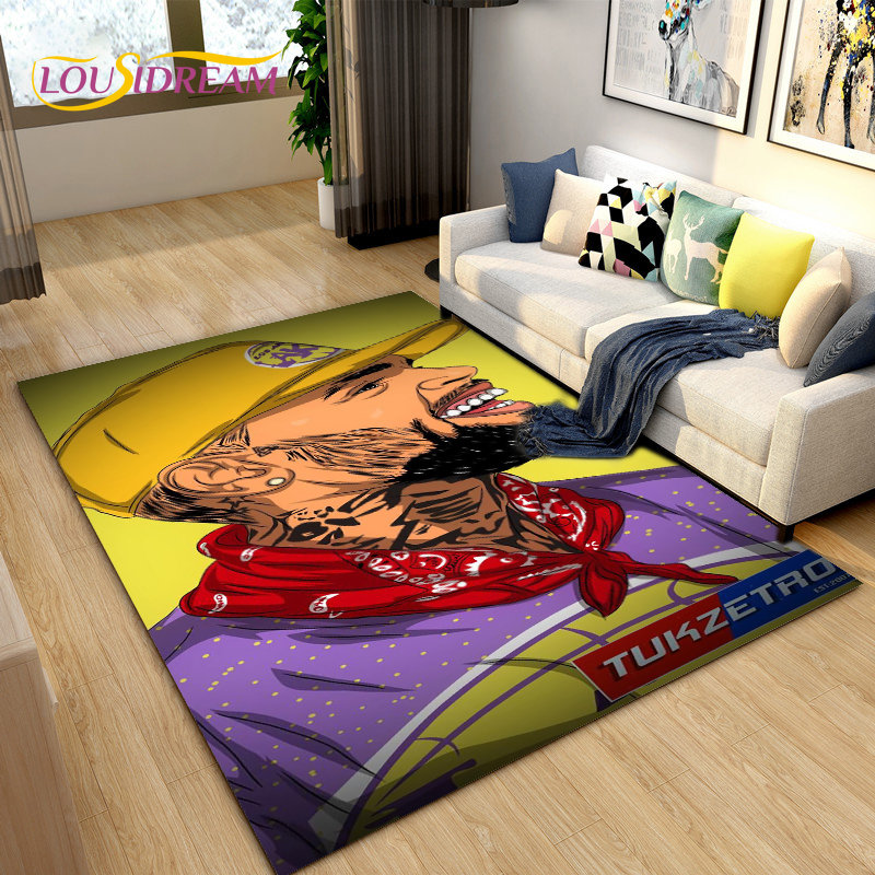 Hip Hop Art Rapper Legend Star – Home Textiles Rug recenzja i cena