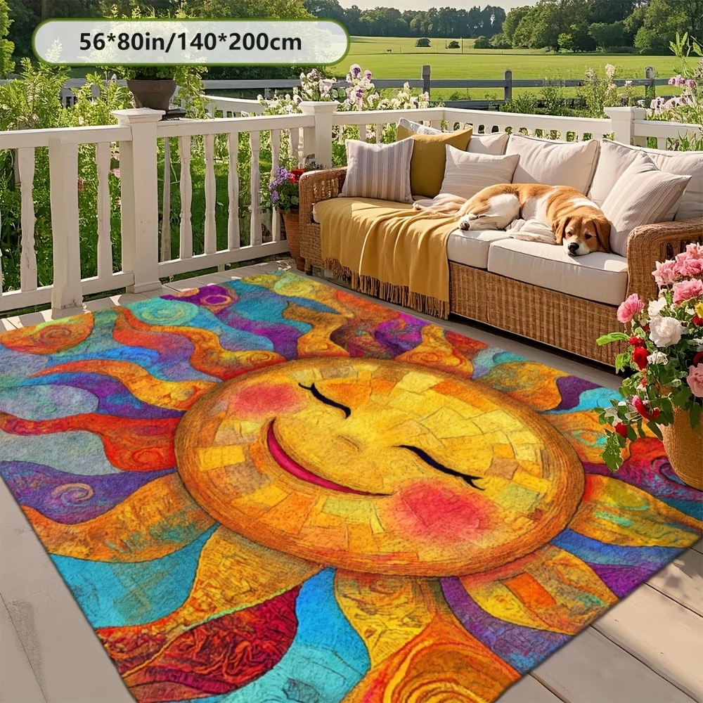 Multicolor Large Area Rug 2D F – Home Textiles Rug recenzja i cena
