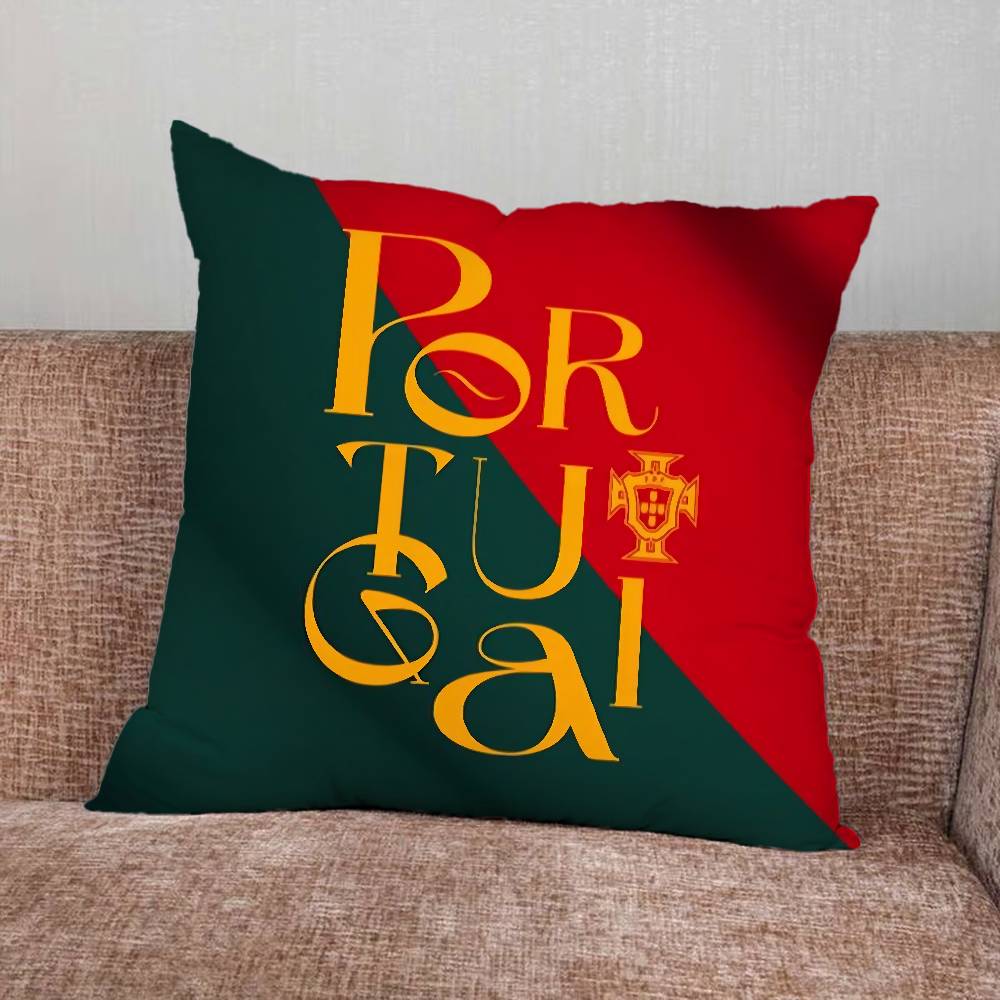 Portugal Flag Art Pillow Case  – Home.Textiles Cushion recenzja i cena