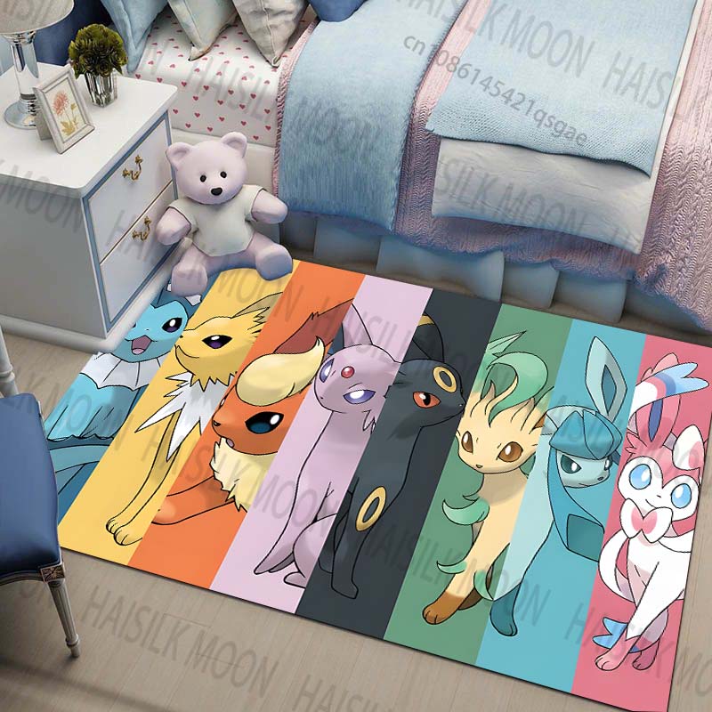 Multi-Sizes Pokemon All Eeveel – Home Textiles Rug recenzja i cena