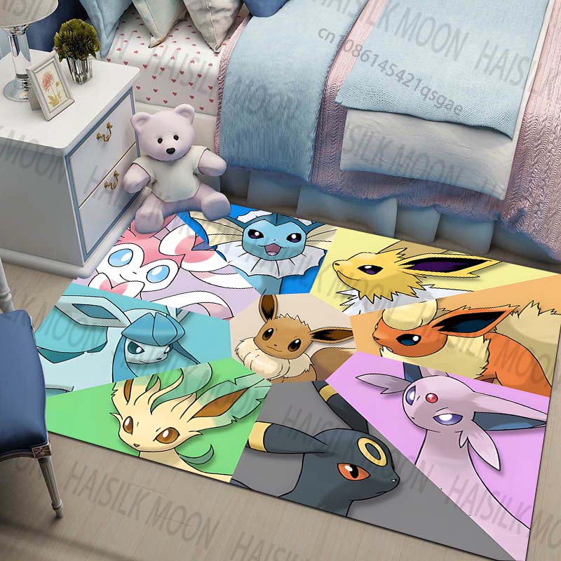 Multi-Sizes Pokemon All Eeveel – Home Textiles Rug recenzja i cena