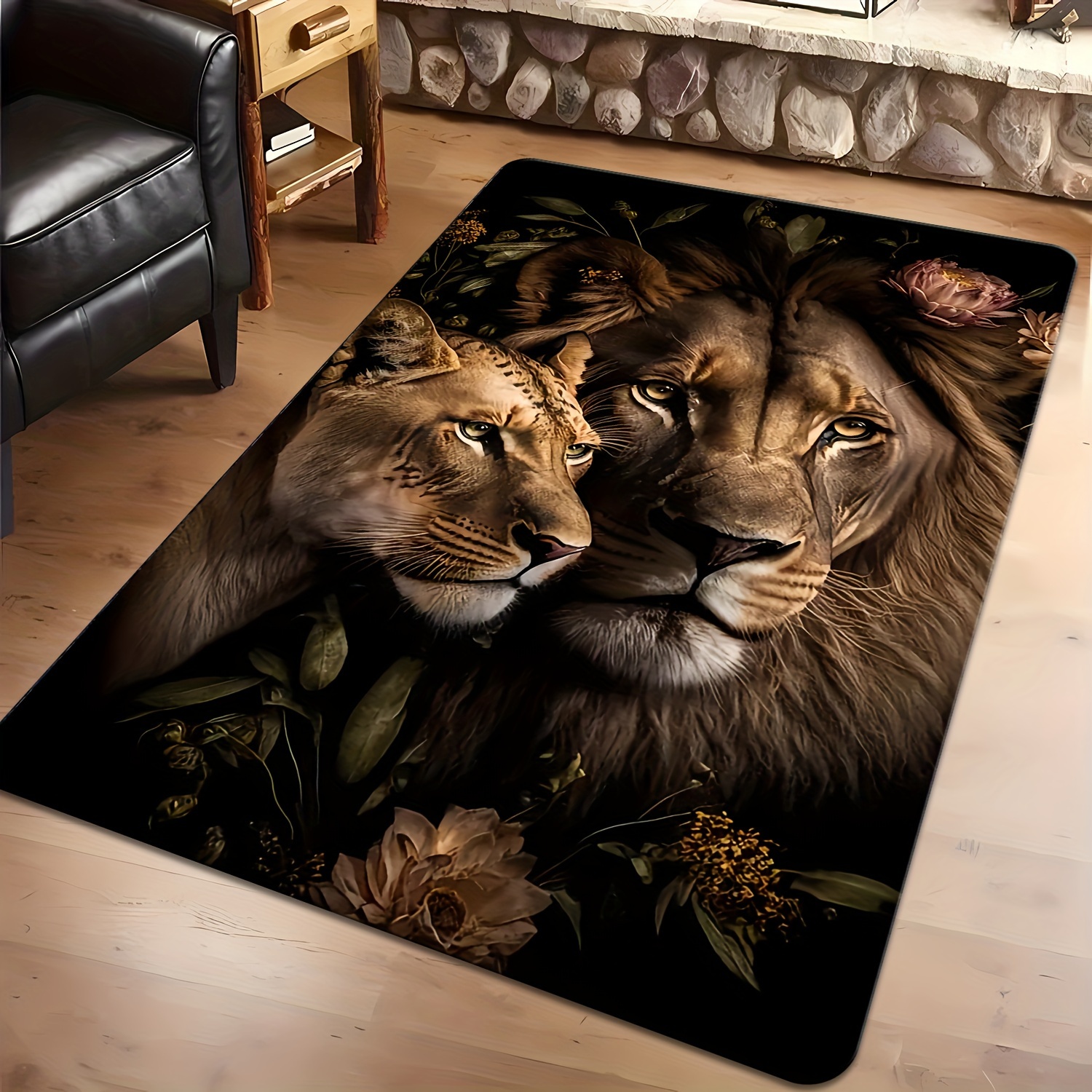 Majestic Lion Creative Area Ru – Home Textiles Rug recenzja i cena