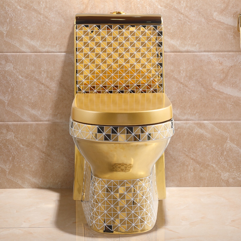 Golden Toilet,Modern One-Piece – P & C Home Textiles Usa recenzja i cena