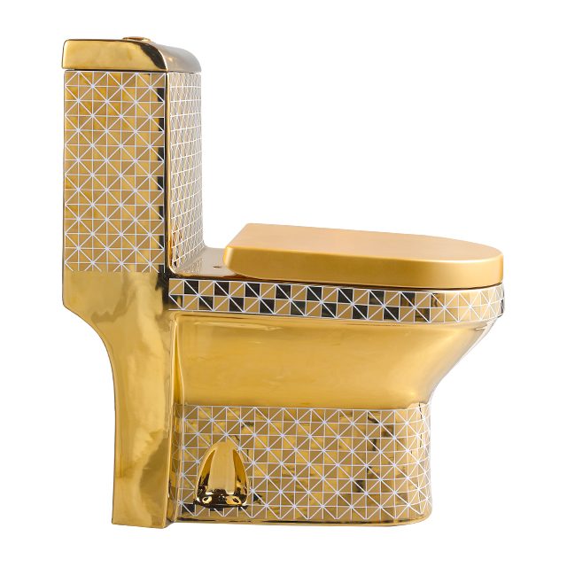 Golden Toilet,Modern One-Piece – P & C Home Textiles Usa recenzja i cena