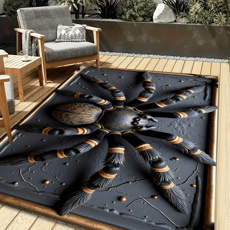 Black Spider Pattern Entrance  – Home Textiles Rug recenzja i cena