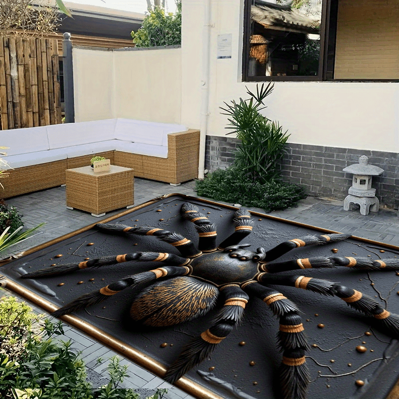 Black Spider Pattern Entrance  – Home Textiles Rug recenzja i cena
