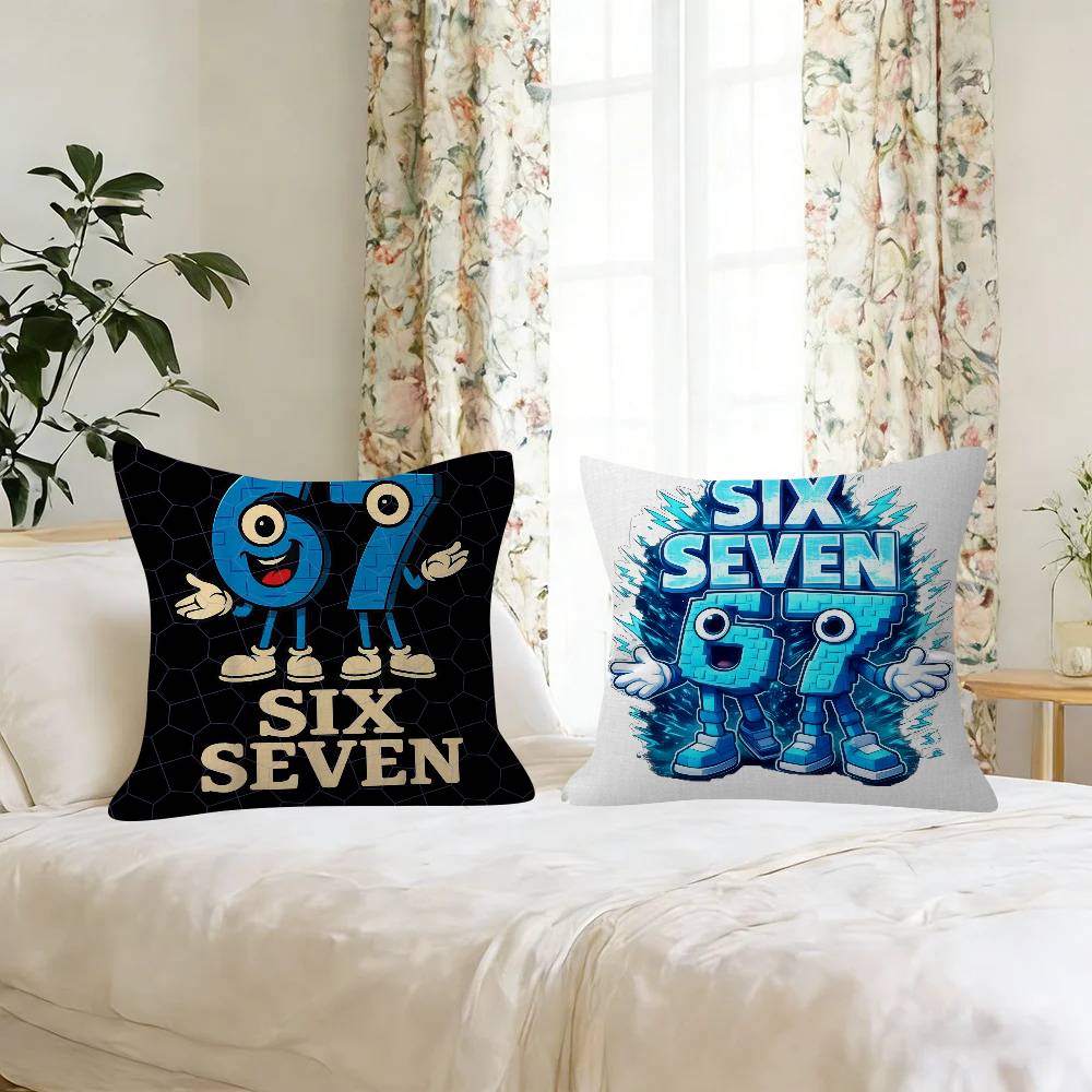 Cartoon 67 Six Seven Cushion   – Home.Textiles Cushion recenzja i cena