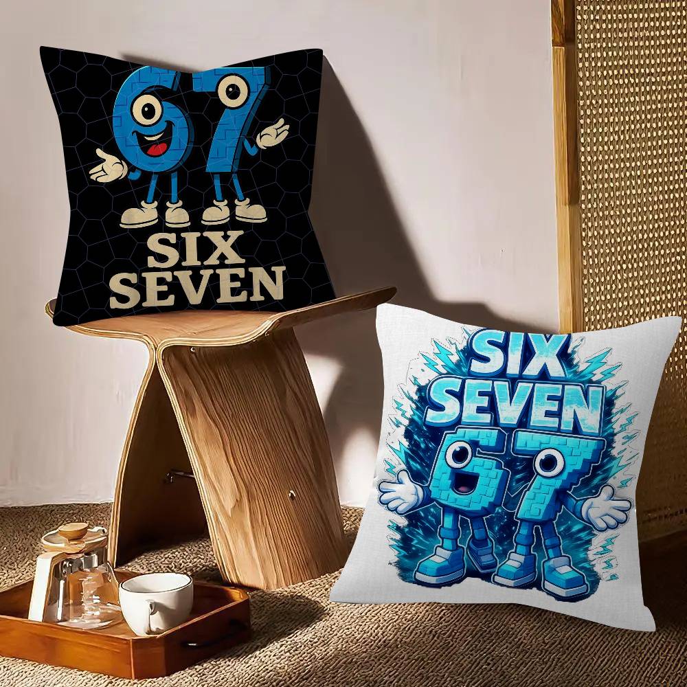 Cartoon 67 Six Seven Cushion   – Home.Textiles Cushion recenzja i cena
