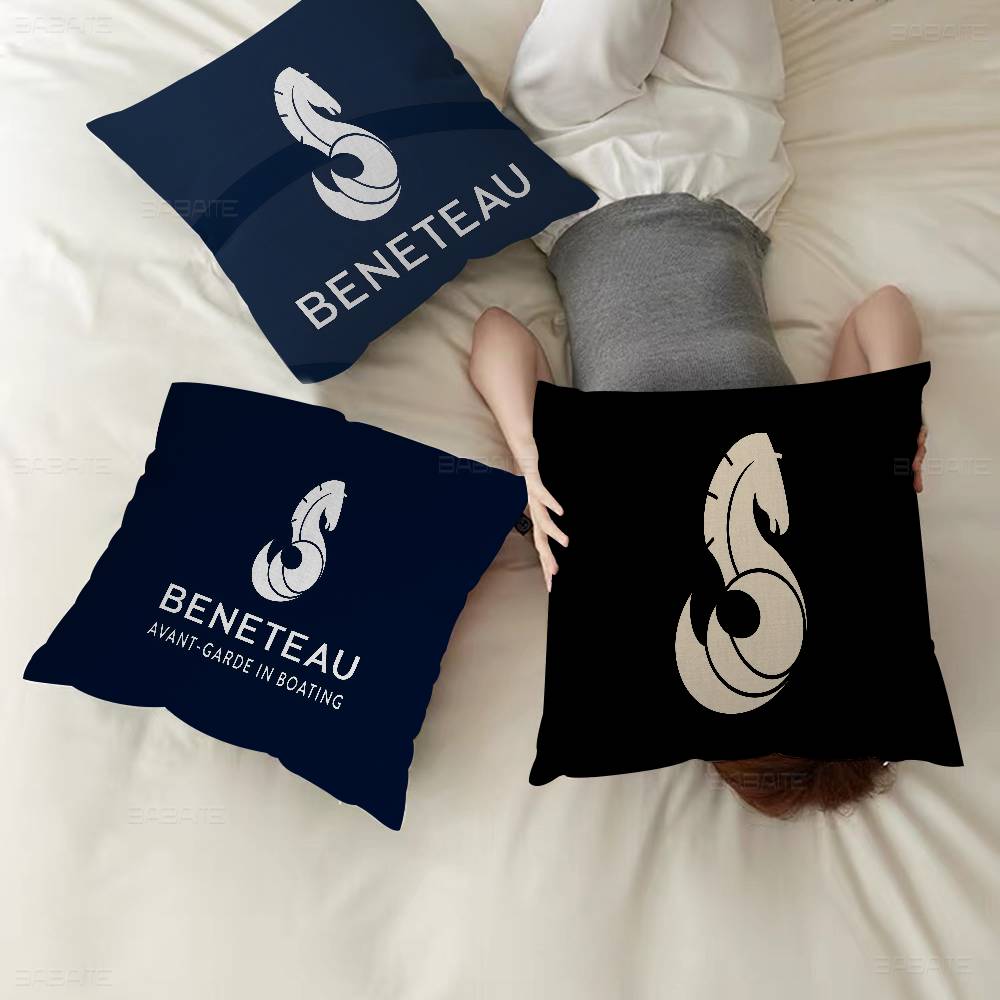 B-BENETEAU Logo Cushion Cover  – Home Textiles Logo recenzja i cena