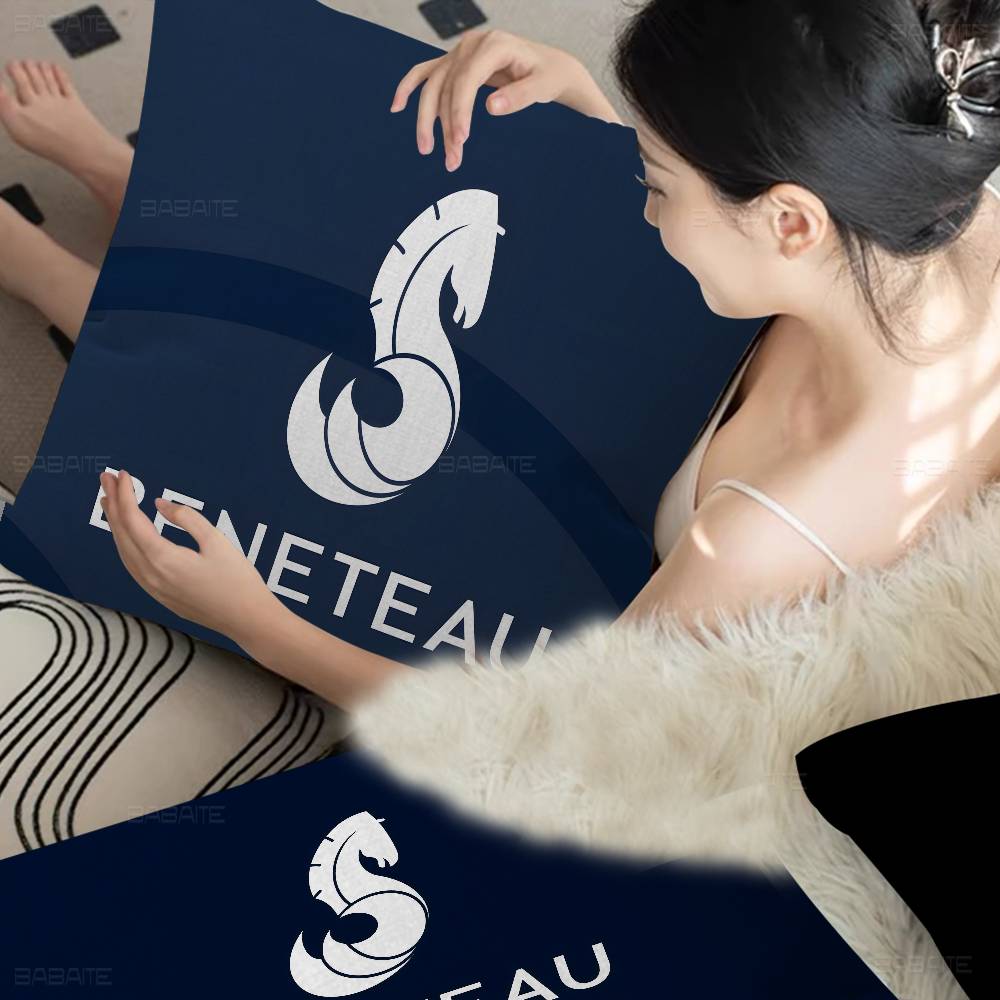 B-BENETEAU Logo Cushion Cover  – Home Textiles Logo recenzja i cena